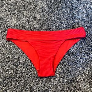 Red bikini bottom